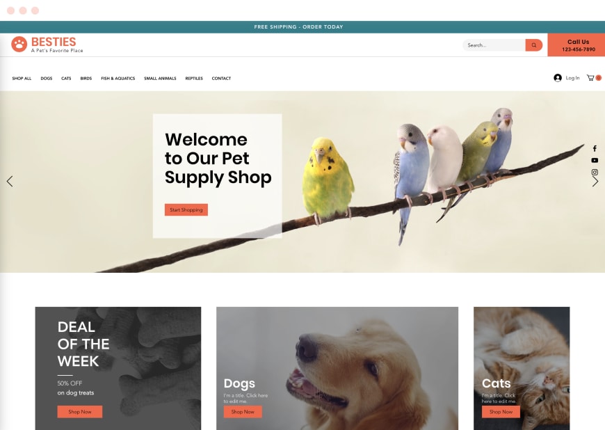 Example 10 of a ‘most popular’ website design in desktop and mobile.